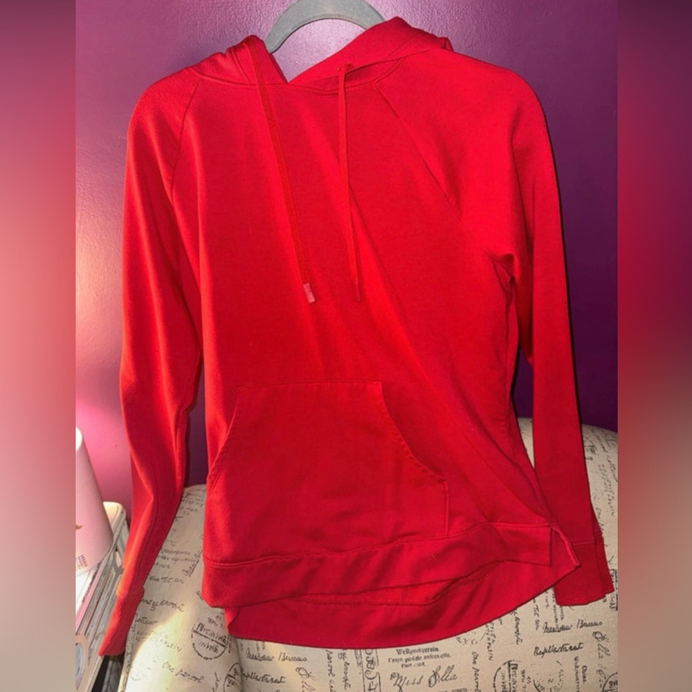Athletic Works Red Women's Pullover Hoodie